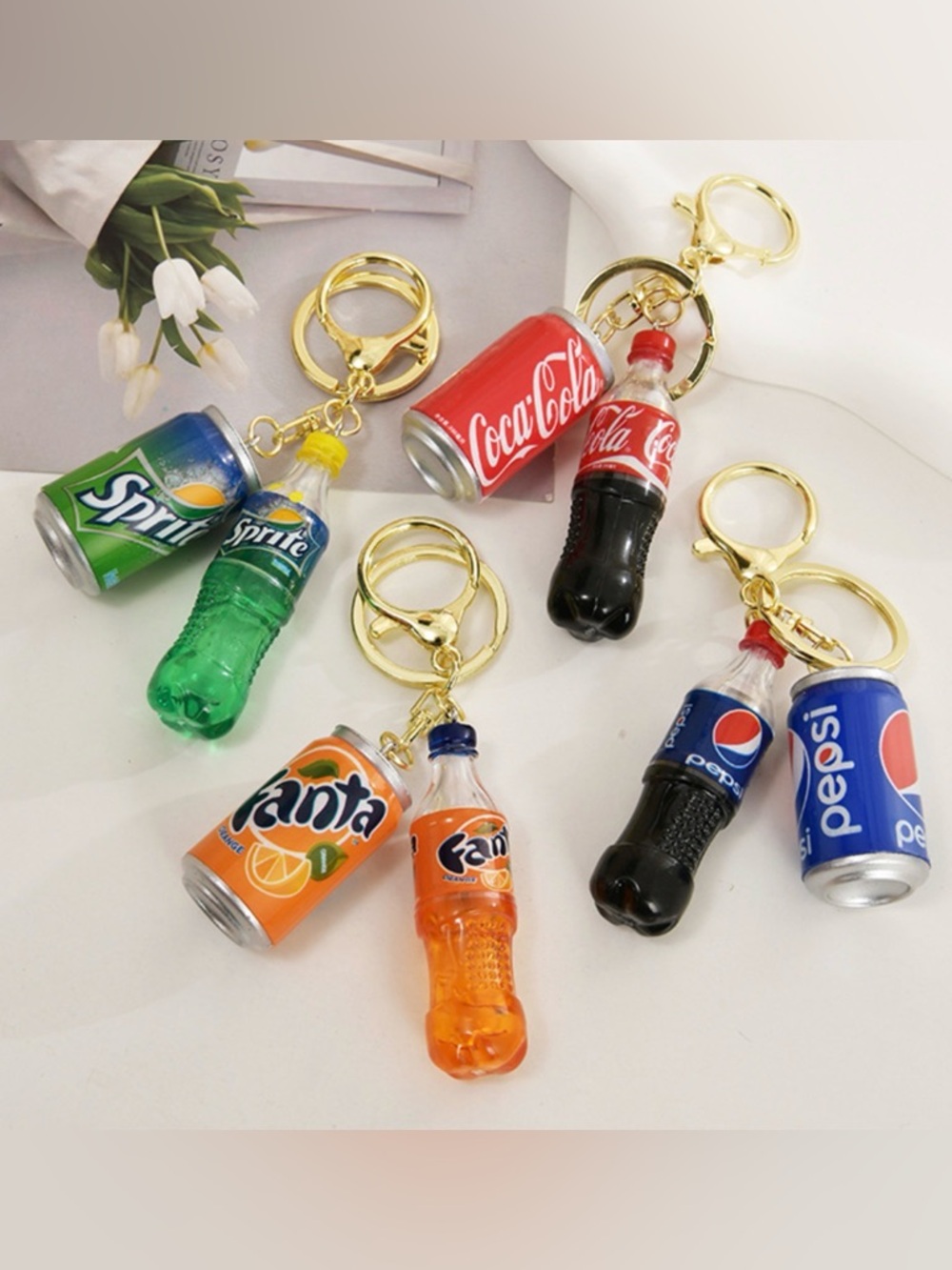Resin (1) Novelty Bag Charm/Keyfob NIP
